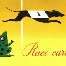 1959 P&O Cruise Ship Joke? Numbered Himalayan Dog Race Card Program picture