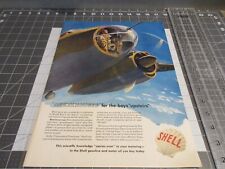 1942 Shell Gas Oil Greenhouses For The Boy's Upstairs Gunners Vtg Print Ad picture