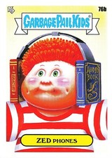 GPK Garbage Pail Kids 2022 Book Worms 76b Zed Phones picture