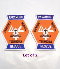  PARAMEDIC EMT ADVANCE RESCUE Uniform Sleeve Patch for EMT/EMS/FIREMAN 4 1/4