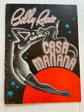 1939 Billy Rose's Casa Manana Showgirl Theater Program picture