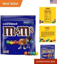 Resealable 34 oz Caramel Milk Chocolate Candies - Sweet Treats for Any Occasion picture