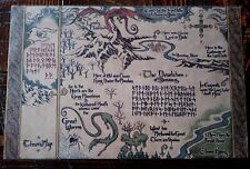 LOTR Hobbit Thror's Map CANVAS ART PRINT Lord of the Rings Middle Earth 11