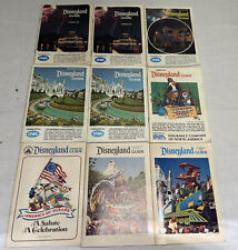 VINTAGE COLLECTION OF 9 INA - YOUR GUIDE TO DISNEYLAND - BOOKLETS - 1972 - 1976 picture