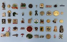 Lot Of 50 Lapel Hat Pins Sports State Vintage Olympics Recognition Misc picture