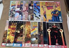 Captain Marvel (2012 series) 1-17 Complete set 1st Kamala Khan Comic Book Lot picture