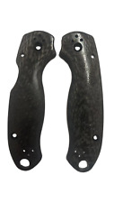 One Pair of 3K Carbon Fiber Handle Patch for Spyderco Para 3 / C223 picture