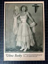 Rare Vintage 1928 Vilma Banky Portrait picture