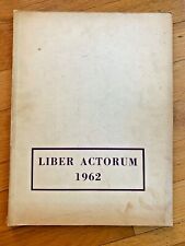 vtg 1962 Boston Latin School YEARBOOK Liber Actorum high MA old book John Doyle picture