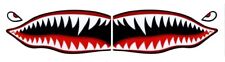 Flying Tigers shark teeth decal sticker 3” tall x 7” long WWII Military Airplane picture