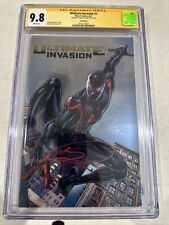 Ultimate Invasion #1 Bryan Hitch Foil Variant CGC SS 9.8 SIGNED SHAMEIK MOORE picture