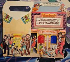 1983 Hardees Marvel Spider-Woman 3D Theater Promo Actionmeal Kids Meal Box picture
