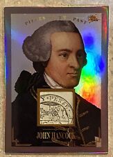 2023 PIECES OF THE PAST JOHN HANCOCK RELIC DOCUMENT SEAL  BEAUTIFUL picture