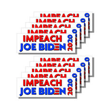 Impeach Joe Biden 2020 - Keep America Great Sticker President Election 10 PACK picture