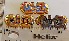 Collar Insignia Pins 2-U.S. ROTC/1-U.S. MCSC Lot of 3 (042523) picture