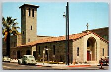 First Baptist Church 1957 Huntington Park California CA Claredon & Rita Postcard picture
