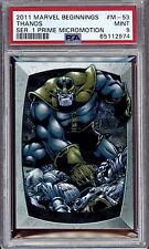 2011 Marvel Beginnings #M-53 Thanos Ser. 1 Prime Micromotion PSA 9 🔥 RARE 🔥 picture