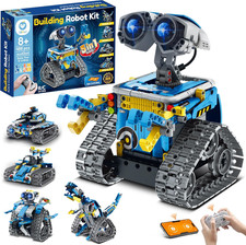 Building Robot Kit with Remote Control STEM Gift for Boys Age 8-12 | Coding Robo picture