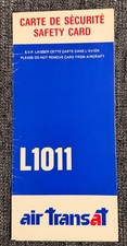 Air Transat L-1011 Safety Card picture