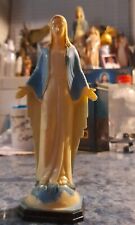 Vintage Blessed Virgin Mary Plastic Statue picture