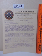 1904 EPHEMERA PAPER CORRESPONDANCE CAPE CITY SOAP WORKS MO & INLAND FARMER KY picture