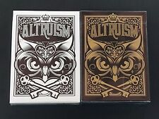 Altruism Playing Cards Deck Set Plus Rare Corrected Card New Snow Owls Sealed picture