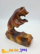 Rare Russian Wooden Bear Carving picture