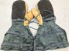 used US GI Arctic Military Mittens Air Force COLD WEATHER ECW Flyers Gloves N-4B picture