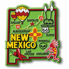 New Mexico Colorful State Magnet by Classic Magnets, 2.7