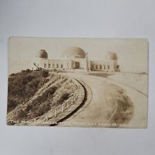 Planetarium Griffith Park Los Angeles Basin California RPPC Postcard Astronomy picture