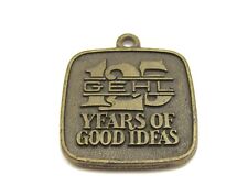 Gehl Company 125 Years Keychain Charm Vintage picture