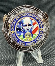 NYPD Detective Bureau Original Facial Recognition Unit Challenge Coin picture