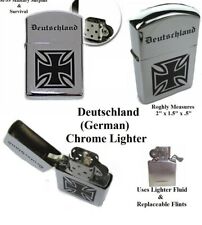 Deutschland (German) Chrome Lighter (Uses Lighter Fluid And Replaceable Flints) picture