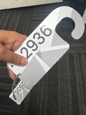 SMS Valet White Complete Tag Set: 100 Hang Tags 100 Key Tags 100 picture