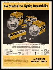 1961 Tung Sol Heavy Duty Auto Head Lamps And Flashers Newark New Jersey Print Ad picture