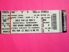 2013 PAC-12 MEN'S BASKETBALL TOURNAMENT SEMI FINAL ORIG USED TICKET MGM VEGAS picture