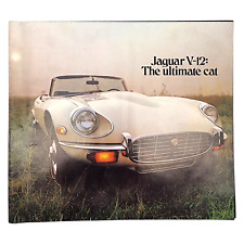 Nice Original 1971 1972 Jaguar E-Type V12 Sales Brochure - The Ultimate Cat picture
