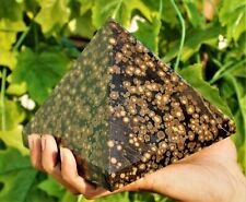 Large 135mm Leopard Skin Jasper Crystal Healing Energy Stone Egyptian Pyramid picture