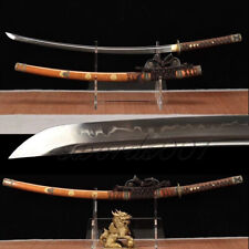 T10 Steel Katana Battle Ready Sharp Japanese Samurai Tachi Sword Real Hamon picture