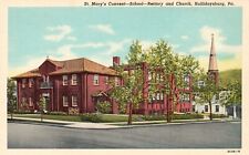 Postcard PA Hollidaysburg St Mary's Convent School Rectory Vintage PC f6646 picture