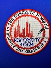 New York City NYC Earthquake 2024 Survivor Souvenir Patch picture