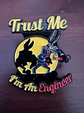 Looney Tunes Wile E Coyote Trust Me I’m A Engineer Enamel Pin picture