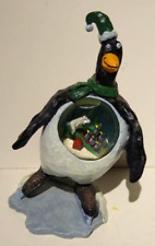 Vintage Goofy Penguin Snow Globe 8.5
