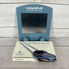 Pfizer Viagra Plastic Mirror & Diecast Racecar Novelty Gag Gift Blue picture