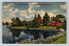 Jacksonville FL-Florida, Lake Marco And Homes, Antique, Vintage c1956 Postcard picture