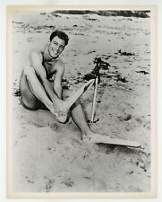 Richard Chamberlain 1962 Beach Beefcake Photo 8x10 Teen Idol Dr Kildare 10361 picture