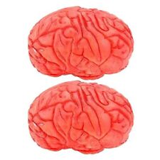 2Pcs Halloween Brain Props Scary Fake Bloody Brains Halloween Party Decorations picture