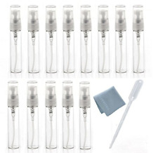 Elfenstal- 25pcs Clear 5ml 1/6oz Glass Atomizer bottle Spray Refillable Perfume picture