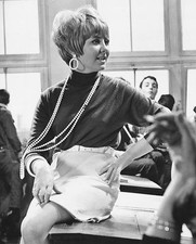 Lulu 8x10 Promotional Photograph sitting on desk in school room To Sir With Love picture
