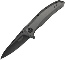 Kershaw Grid Framelock A/O Blade Gray Titanium Coated Handle Folding Knife 2200 picture